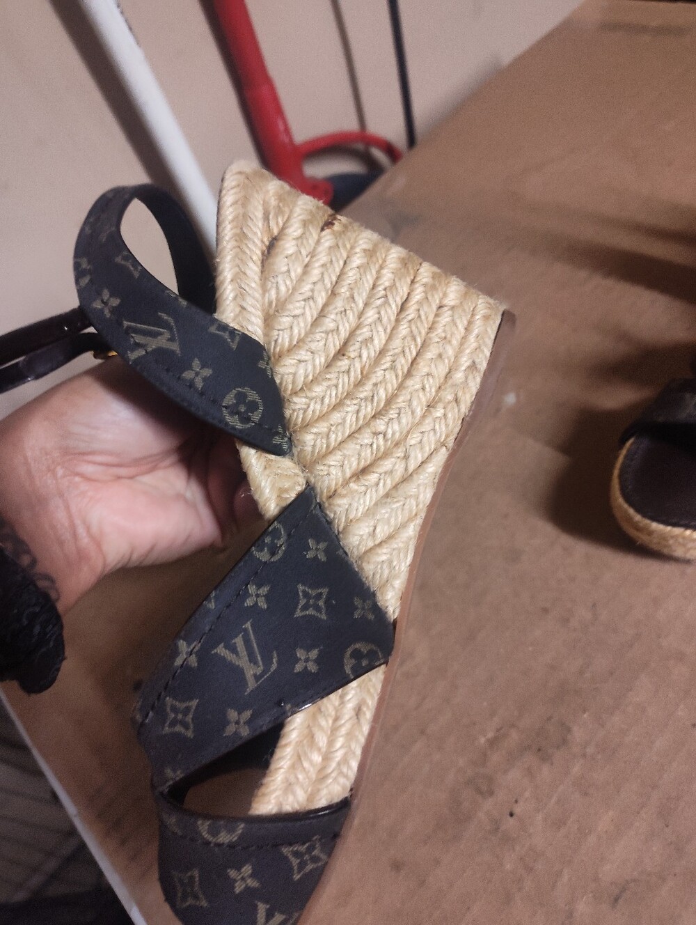 Louis Vuitton Marjoca Espadrille Wedge - Picture 12 of 14